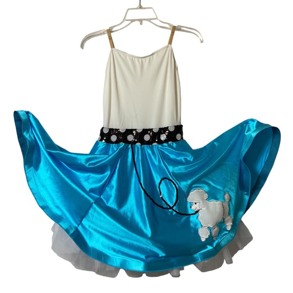 Weissman 1 Piece Poodle Skirt Dance Costume Size Small - Picture 1 of 11